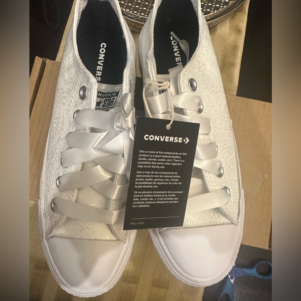 New with tags Just Married Converse Shoe for Women